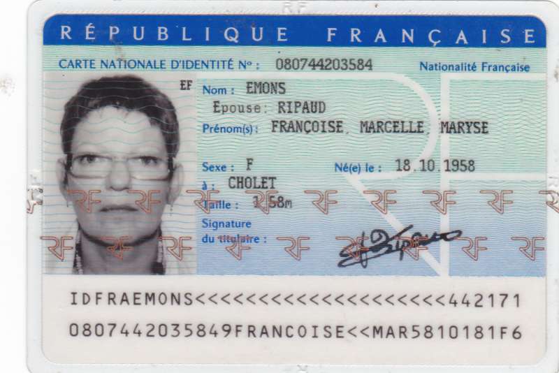 Décrypter 45+ imagen nom d épouse carte d identité fr.thptnganamst.edu.vn